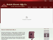 Tablet Screenshot of britishelectric.in